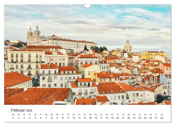 Produktbild: Sonnige Gr&uuml;&szlig;e aus Portugal (Wandkalender 2026 DIN A3 quer), CALVENDO Monatskalender
