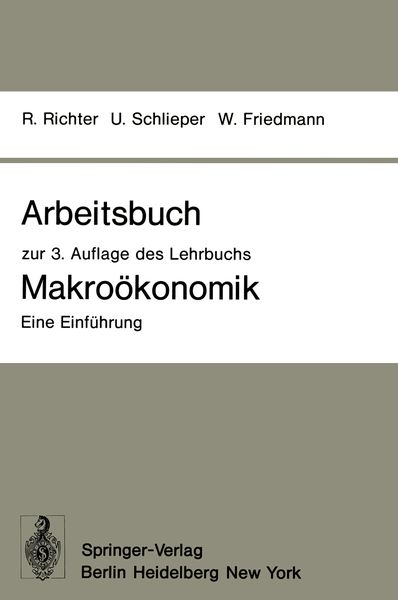 Produktbild: Arbeitsbuch zur 3. Auflage des Lehrbuchs Makro&ouml;konomik &mdash; Eine Einf&uuml;hrung