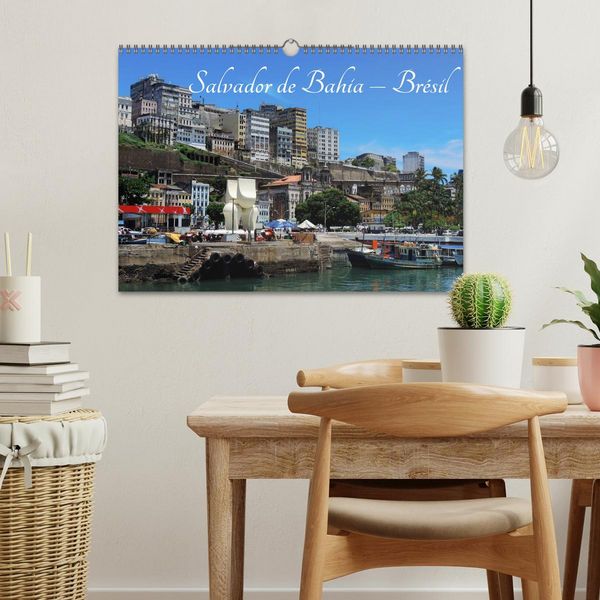 Produktbild: Salvador de Bahia &ndash; Br&eacute;sil (Calendrier mural 2026 DIN A3 vertical), CALVENDO calendrier mensuel