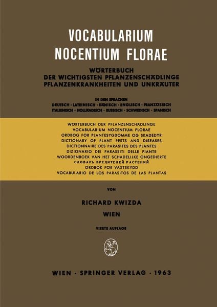 Produktbild: Vocabularium Nocentium Florae