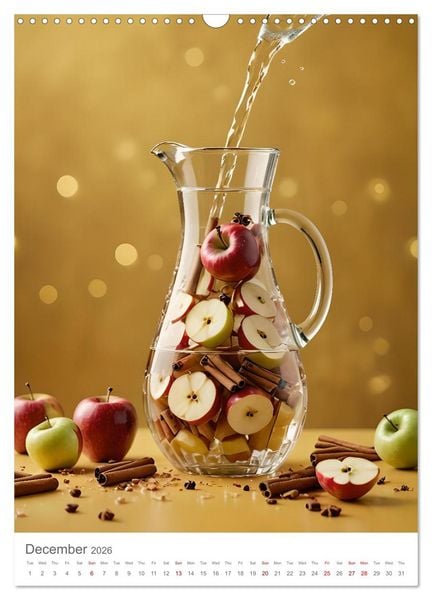 Produktbild: Pure refreshment - Infused water (Wall Calendar 2026 DIN A3 portrait), CALVENDO 12 Month Wall Calendar