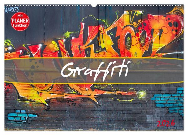 Produktbild: Graffiti (Wandkalender 2026 DIN A2 quer), CALVENDO Monatskalender