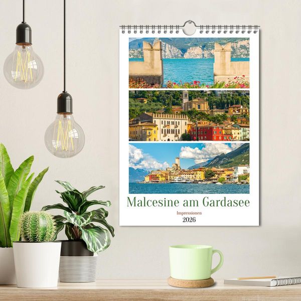 Produktbild: Malcesine am Gardasee - Impressionen (Wandkalender 2026 DIN A4 hoch), CALVENDO Monatskalender