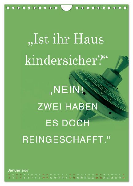 Produktbild: Willkommen im Familienalltag (Wandkalender 2026 DIN A4 hoch), CALVENDO Monatskalender