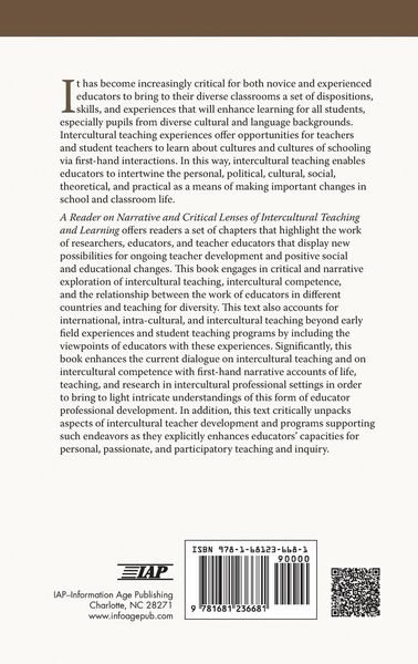 Produktbild: A Reader of Narrative and Critical Lenses on Intercultural Teaching and Learning(HC)