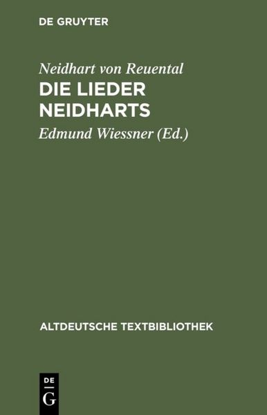 Produktbild: Die Lieder Neidharts