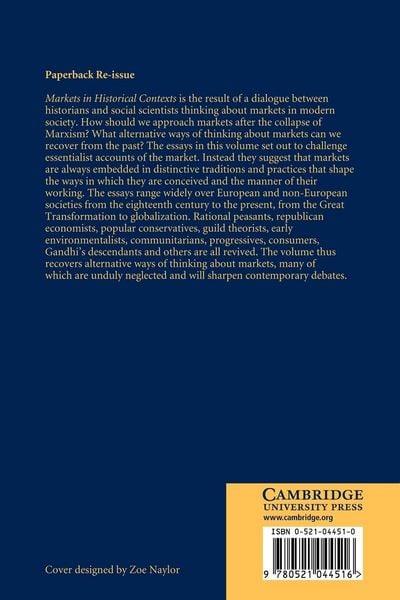 Produktbild: Markets in Historical Contexts