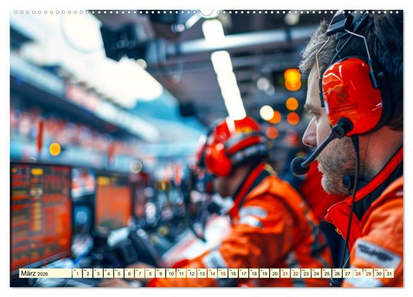 Produktbild: Boxenstopp - eingespieltes Team (Wandkalender 2026 DIN A2 quer), CALVENDO Monatskalender