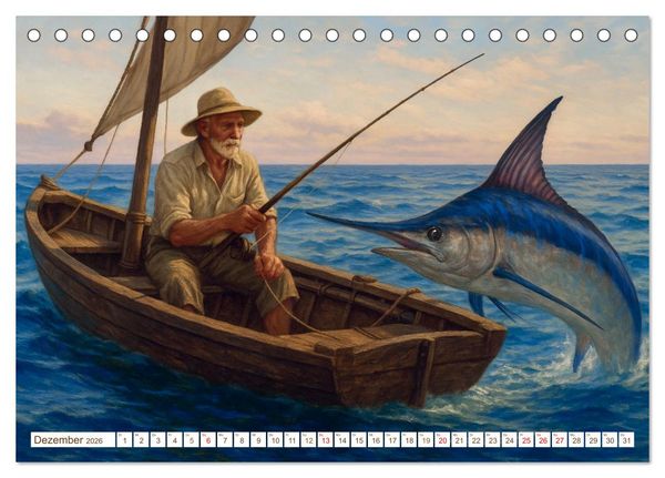 Produktbild: Ernest Hemingway (Tischkalender 2026 DIN A5 quer), CALVENDO Monatskalender