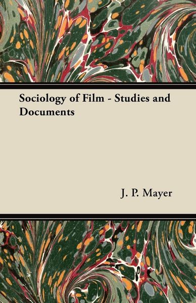 Produktbild: Sociology of Film - Studies and Documents