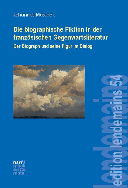 Produktbild: Die biographische Fiktion in der franz&ouml;sischen Gegenwartsliteratur