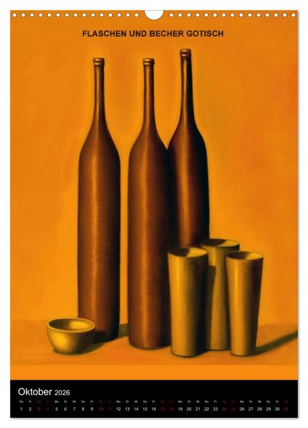 Produktbild: Fracasso STILLLEBEN VON 1988 BIS 1990 (Wandkalender 2026 DIN A3 hoch), CALVENDO Monatskalender