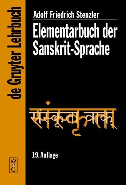 Produktbild: Elementarbuch der Sanskrit-Sprache