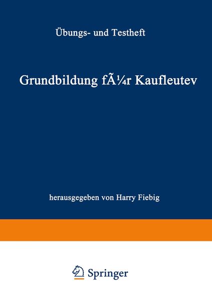 Produktbild: Grundbildung f&uuml;r Kaufleute