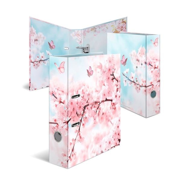 HERMA Motivordner Cherry Blossom DIN A4 Rückenbreite 7cm