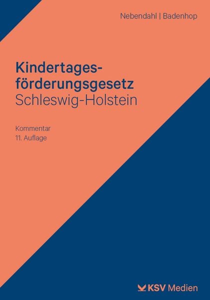 Produktbild: Kindertagesf&ouml;rderungsgesetz Schleswig-Holstein