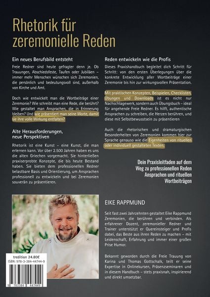 Produktbild: Handbuch Rhetorik f&uuml;r zeremonielle Reden