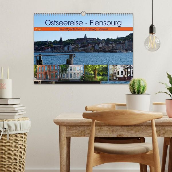 Produktbild: Ostseereise - Flensburg (Wandkalender 2026 DIN A3 quer), CALVENDO Monatskalender