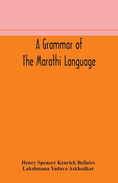 Produktbild: A Grammar Of The Marathi Language