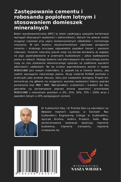 Produktbild: Zast&iquest;powanie cementu i robosandu popio&iquest;em lotnym i stosowaniem domieszek mineralnych