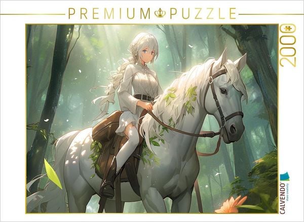 Produktbild: CALVENDO Puzzle Ausritt im Wald | 2000 Teile Lege-Gr&ouml;&szlig;e 90x67cm Foto-Puzzle f&uuml;r gl&uuml;ckliche Stunden