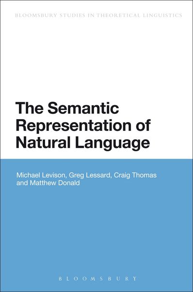 Produktbild: The Semantic Representation of Natural Language