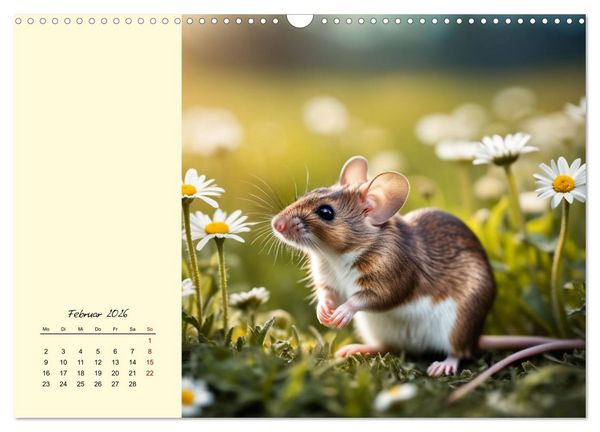 Produktbild: Goldige M&auml;use im Gr&uuml;nen (Wandkalender 2026 DIN A3 quer), CALVENDO Monatskalender