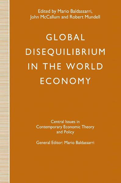 Produktbild: Global Disequilibrium in the World Economy