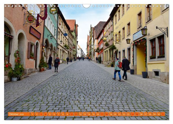 Produktbild: Erlebe mit mir Rothenburg ob der Tauber (Wandkalender 2026 DIN A3 quer), CALVENDO Monatskalender