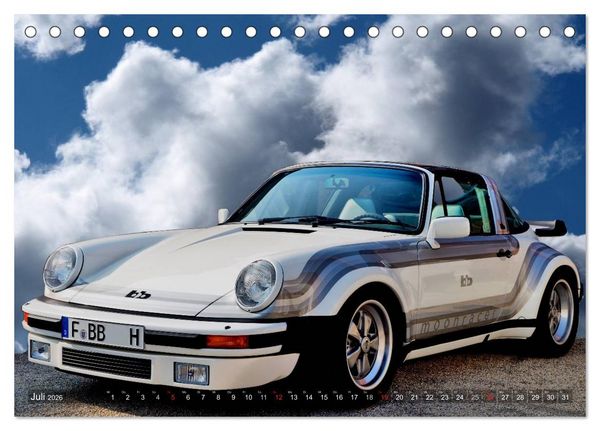 Produktbild: Ein Porsche muss es schon sein! (Tischkalender 2026 DIN A5 quer), CALVENDO Monatskalender