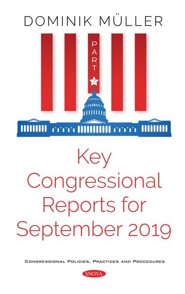 Produktbild: Key Congressional Reports for September 2019. Part VII