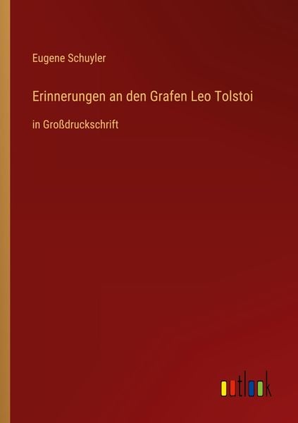 Produktbild: Erinnerungen an den Grafen Leo Tolstoi