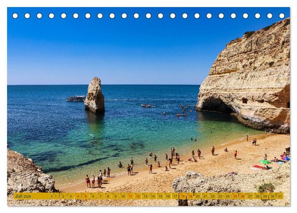 Produktbild: Algarve pur (Tischkalender 2026 DIN A5 quer), CALVENDO Monatskalender