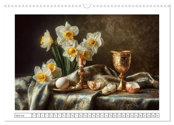Produktbild: Bl&uuml;ten der Zeit (Wandkalender 2026 DIN A3 quer), CALVENDO Monatskalender