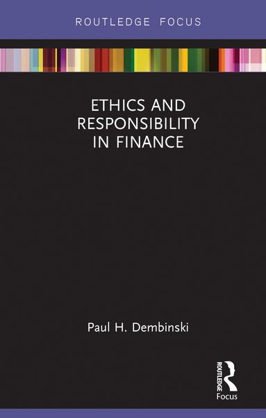Produktbild: Ethics and Responsibility in Finance