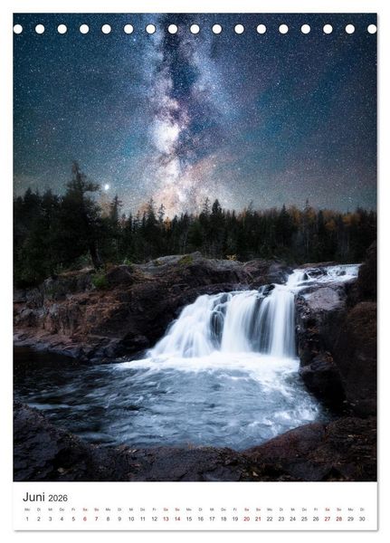 Produktbild: Milchstra&szlig;e - Unsere faszinierende Galaxie. (Tischkalender 2026 DIN A5 hoch), CALVENDO Monatskalender