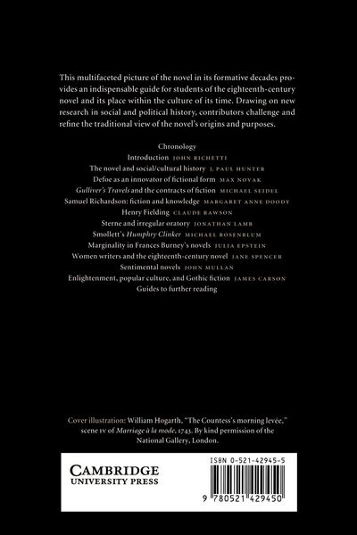 Produktbild: The Cambridge Companion to the Eighteenth-Century Novel