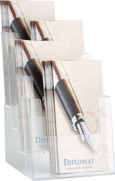 Produktbild: HELIT Tischprospekthalter the helpdesk, A5 hoch 165 x 257 x 175 mm