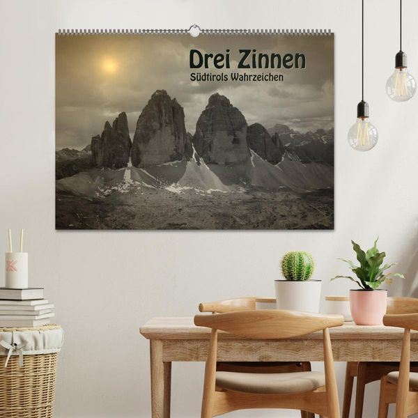 Produktbild: Drei Zinnen - S&uuml;dtirols Wahrzeichen (Wandkalender 2026 DIN A2 quer), CALVENDO Monatskalender