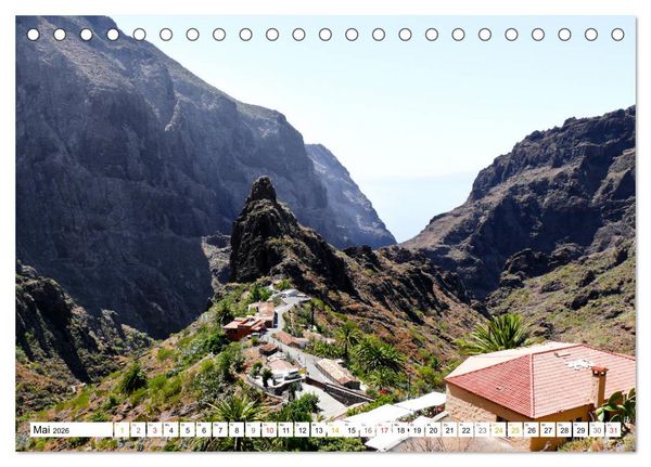 Produktbild: Teneriffa - Insel der Vielf&auml;ltigkeit (Tischkalender 2026 DIN A5 quer), CALVENDO Monatskalender