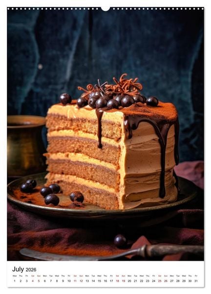 Produktbild: Cake Heaven (Wall Calendar 2026 DIN A2 portrait), CALVENDO 12 Month Wall Calendar