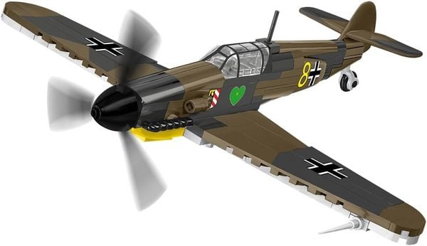 Produktbild: COBI Historical Collection 5873 - Messerschmitt BF-109F, Bausatz 1:48, 123 Klemmbausteine