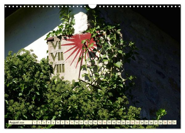 Produktbild: Sonnenuhren - Sonnenstunden (Wandkalender 2026 DIN A3 quer), CALVENDO Monatskalender