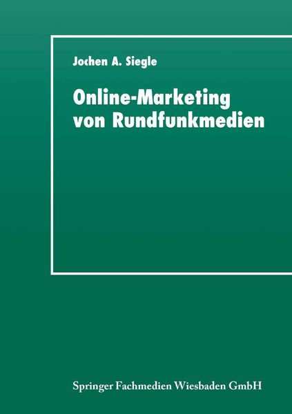 Produktbild: Online-Marketing von Rundfunkmedien