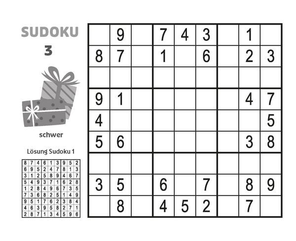 Produktbild: Pocket-Buch Weihnachtsausgabe Sudoku