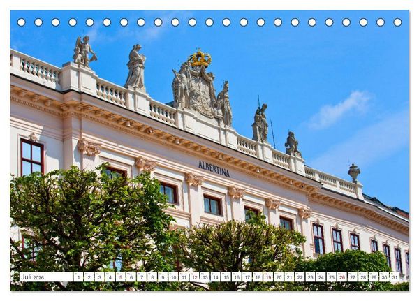 Produktbild: Sch&ouml;ne Gr&uuml;&szlig;e aus Wien (Tischkalender 2026 DIN A5 quer), CALVENDO Monatskalender