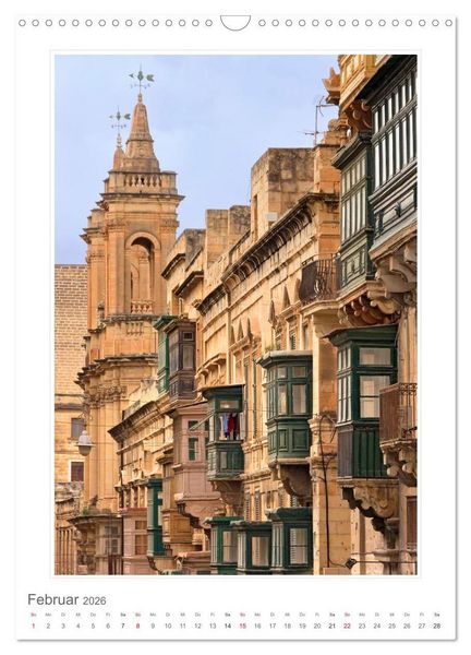 Produktbild: Malta Impressionen (Wandkalender 2026 DIN A3 hoch), CALVENDO Monatskalender