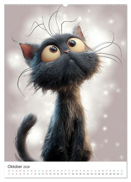 Produktbild: Miau & Mauz (hochwertiger Premium Wandkalender 2026 DIN A2 hoch), Kunstdruck in Hochglanz