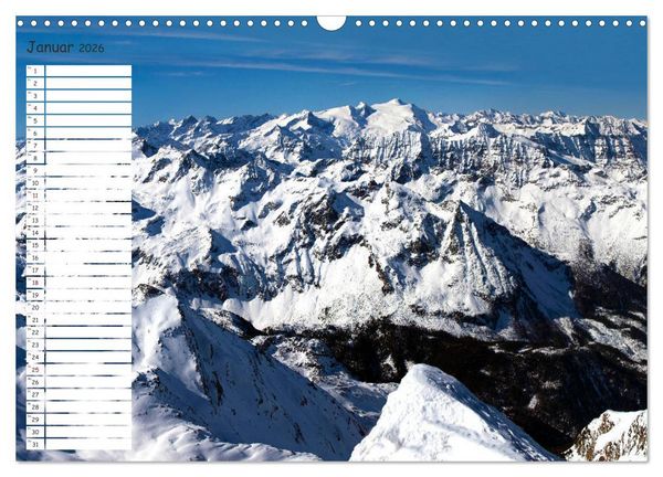 Produktbild: Der Gro&szlig;venediger 3666m (Wandkalender 2026 DIN A3 quer), CALVENDO Monatskalender