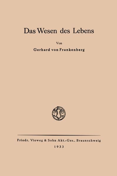 Produktbild: Das Wesen des Lebens